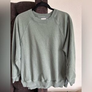 American Eagle Outfitters Sage Crewneck Sweater